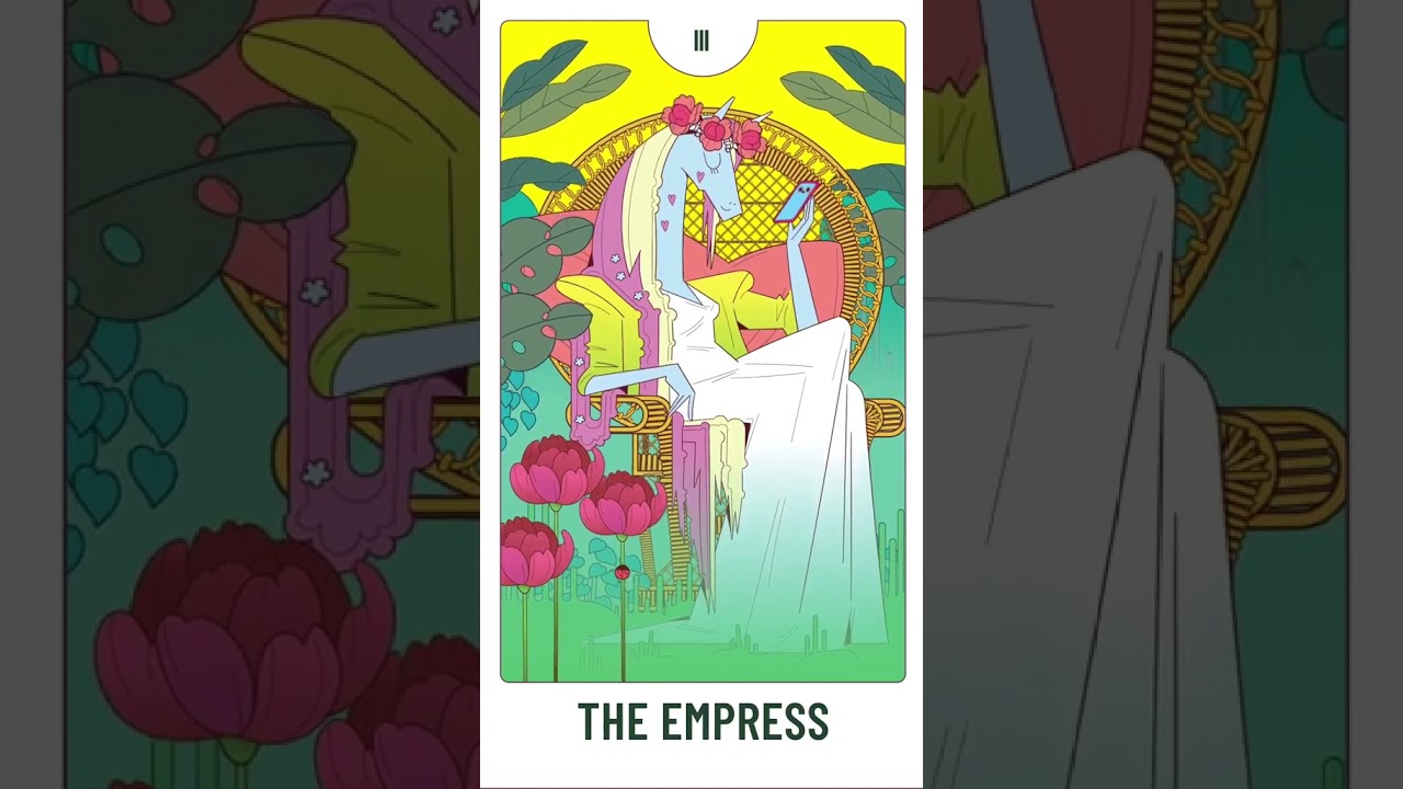 The Empress 🦄 Sparkle Punch 💗 The Birth of something new 🌧 #tarot #theempress #studiokillers