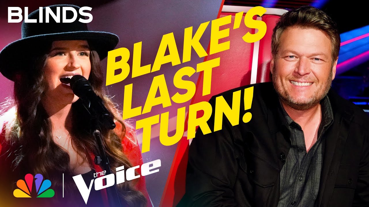 Teenager Grace West Performs Pam Tillis' "Maybe It Was Memphis" | The Voice Blind Auditions | NBC
