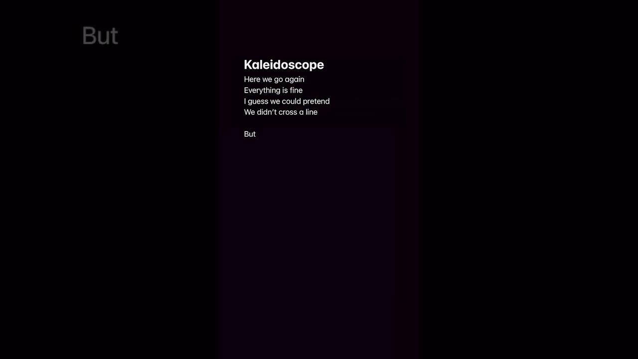 Kaleidoscope out 3.31 *✲☆⋆(˘ᴗ˘)