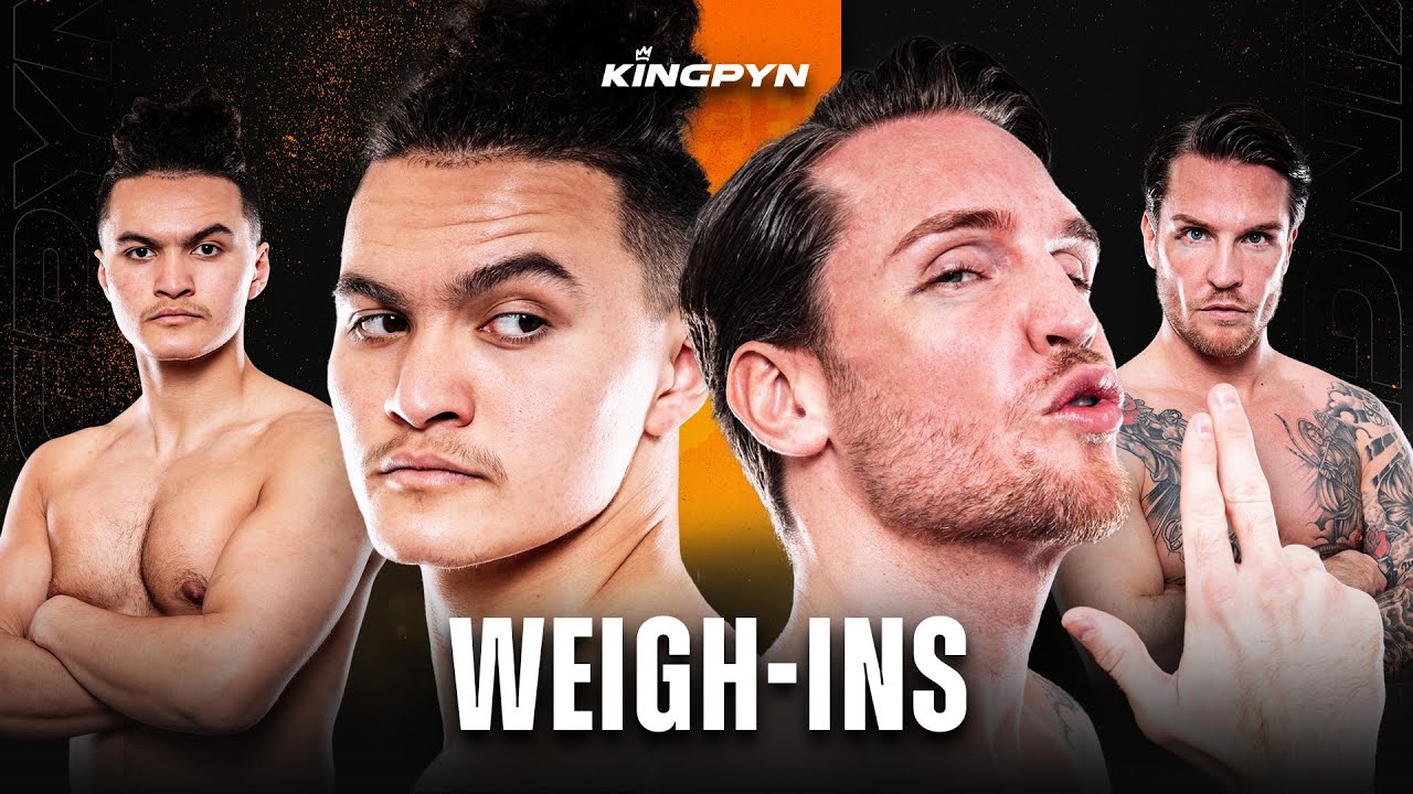 ZANETTI vs. JARVIS - WEIGH INS | Kingpyn High Stakes Tournament