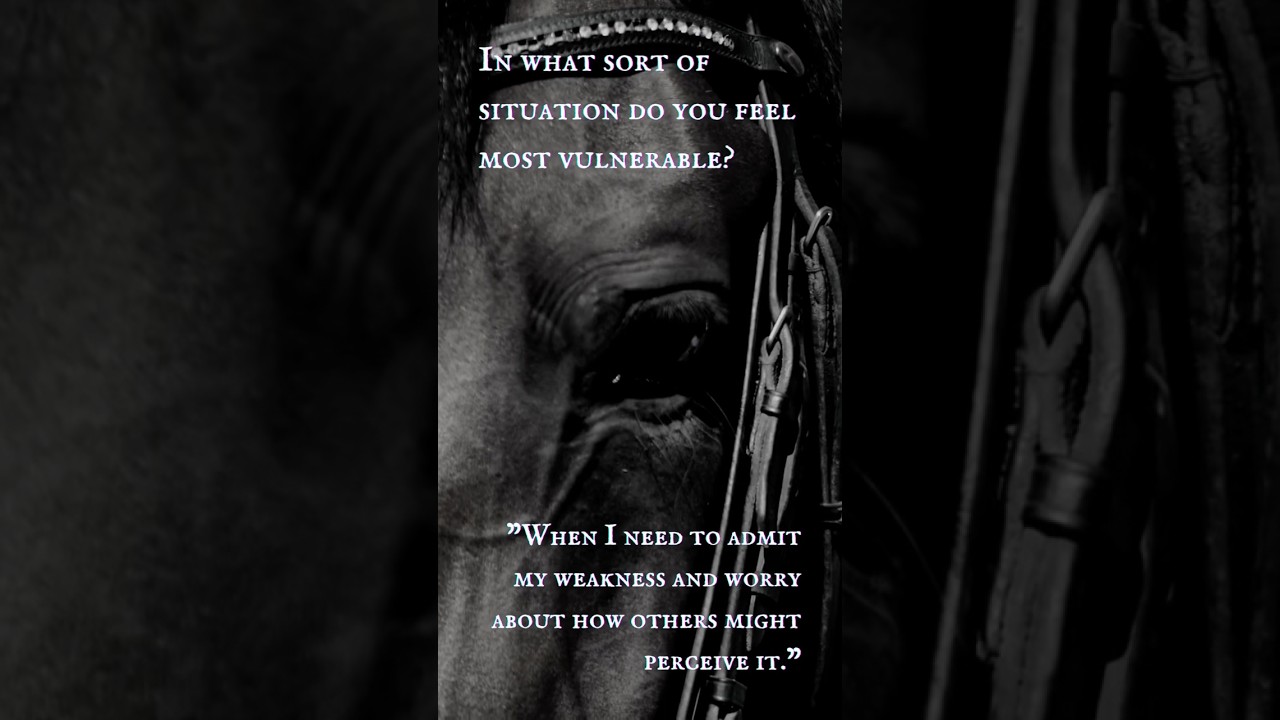The Horse (Part I) - “I worry about how others might perceive it.”