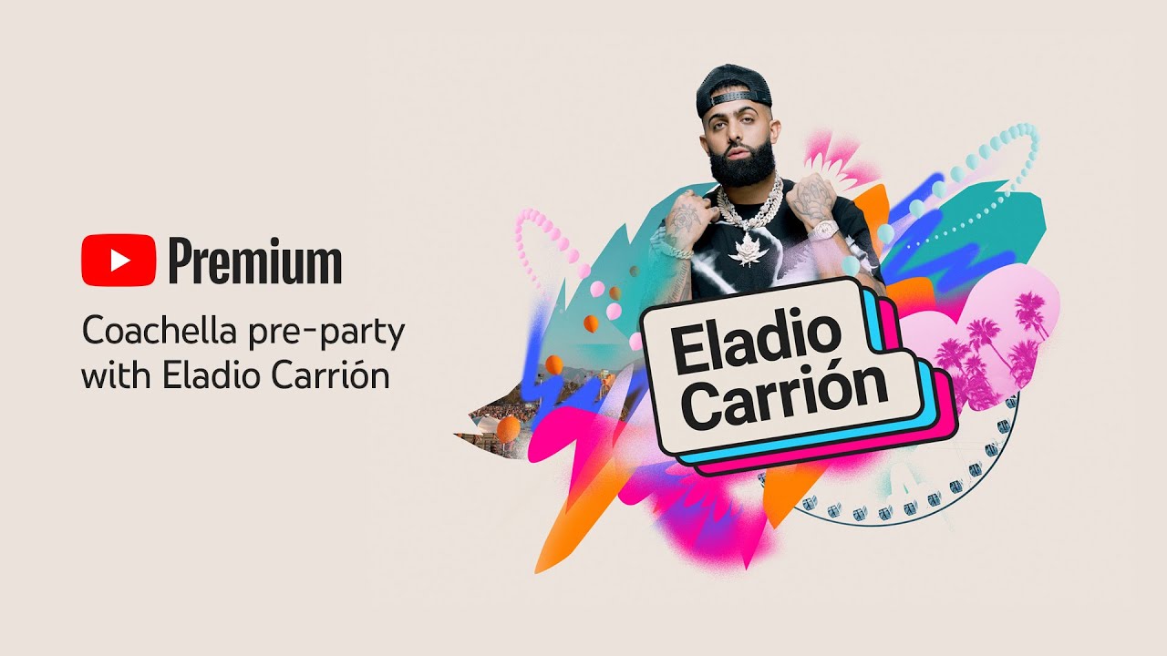 Eladio Carrion’s YouTube Premium Coachella pre-party