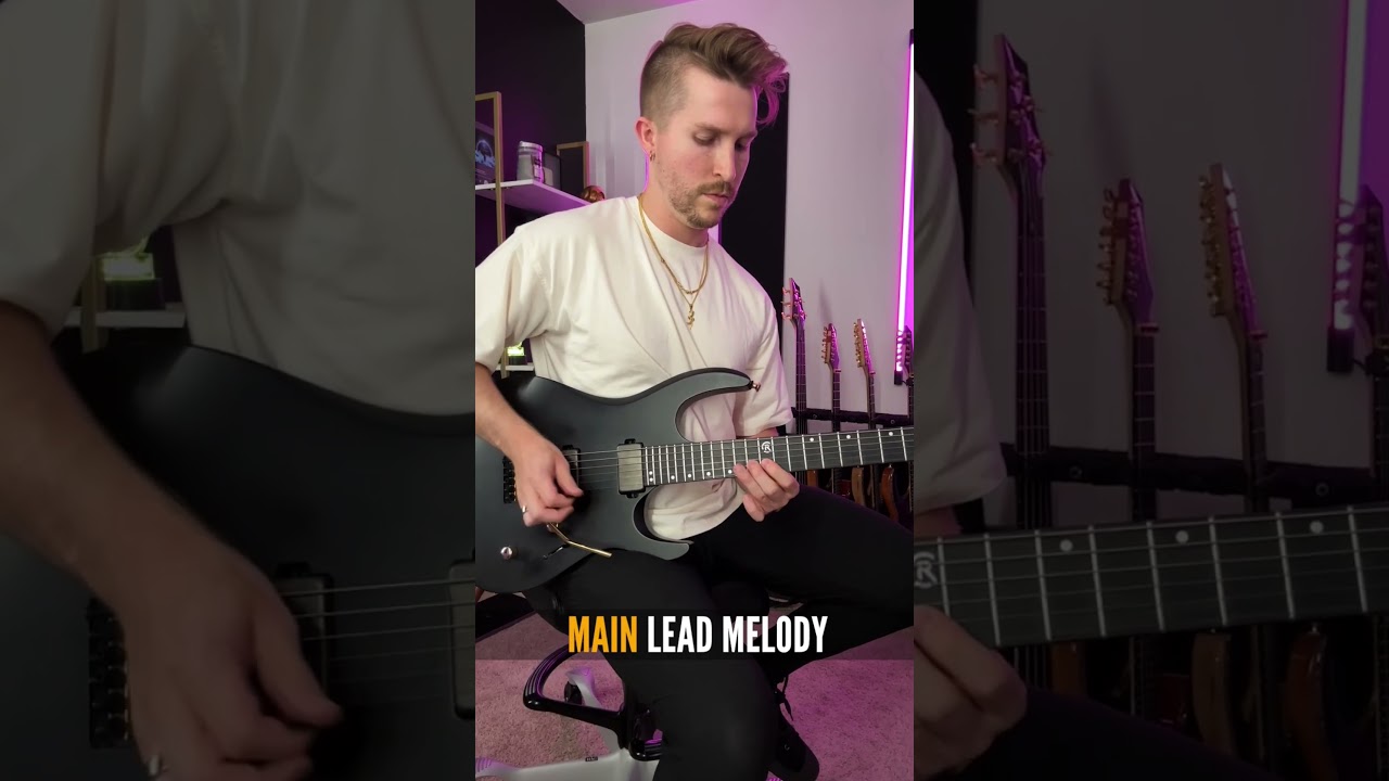 QUICK LESSON ⚡️Tapping Melodies #guitar #guitarlesson #guitarists