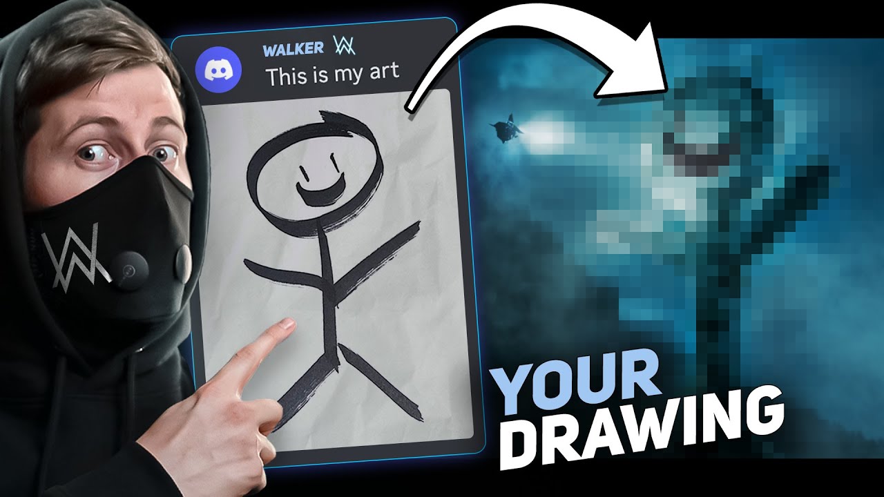 You Draw It And I Will Put It In My Music Video!