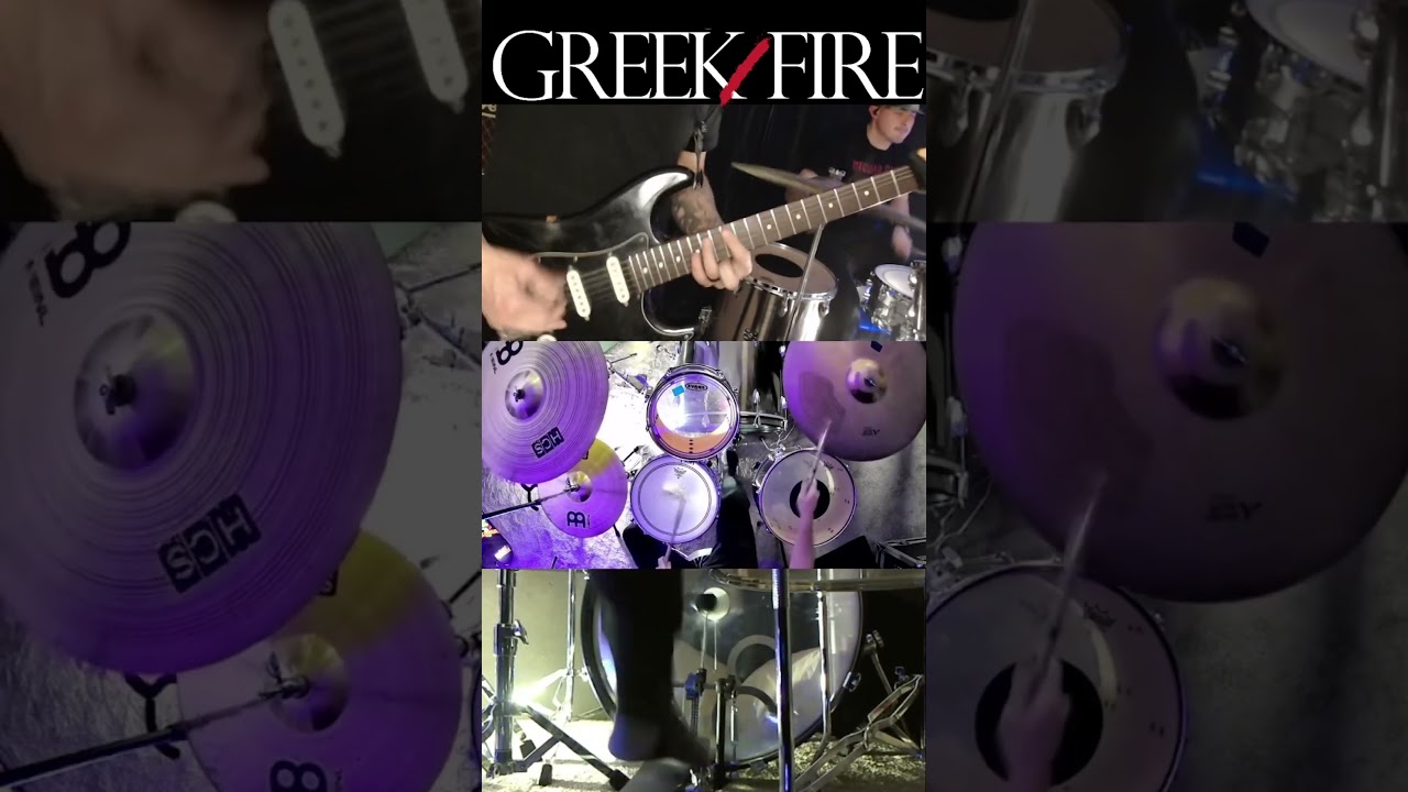 Greek Fire - Put Your Hands On Me #shorts #bighero6 #greekfire #music #alternative #reallife #drums