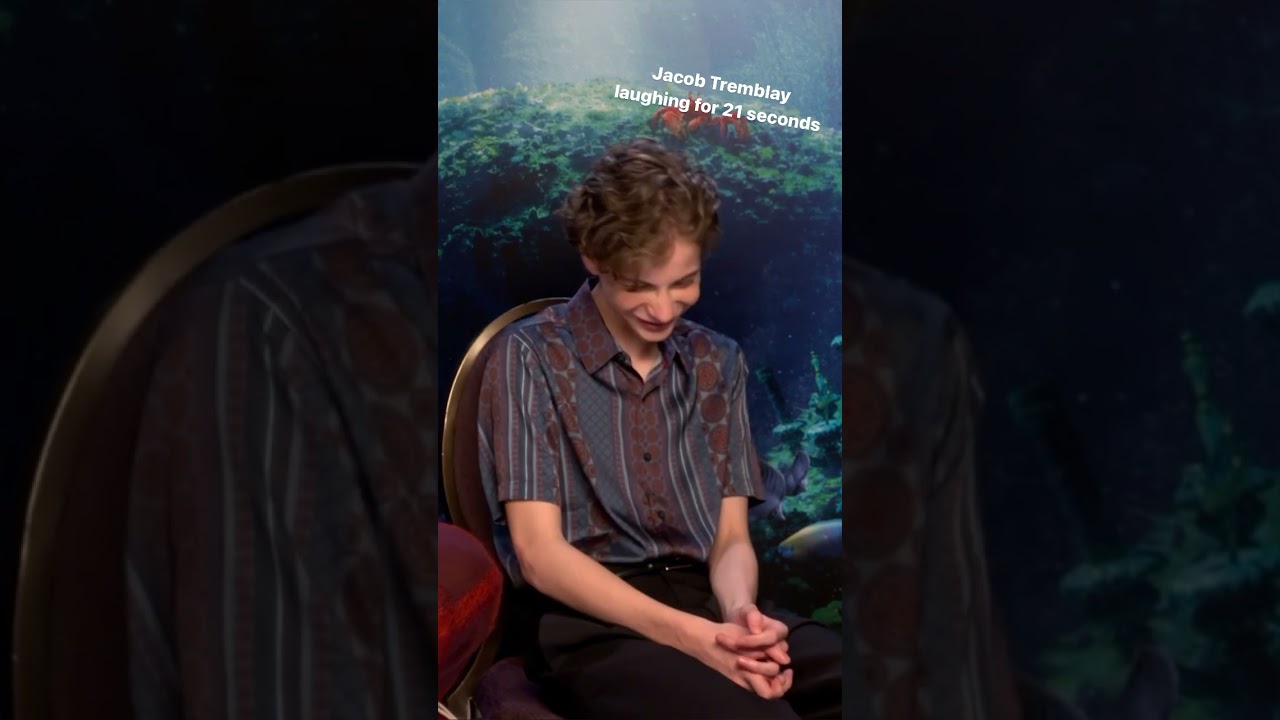 #JacobTremblay content you didn’t know you needed! 🐠🧜‍♀️ #TheLittleMermaid #shorts