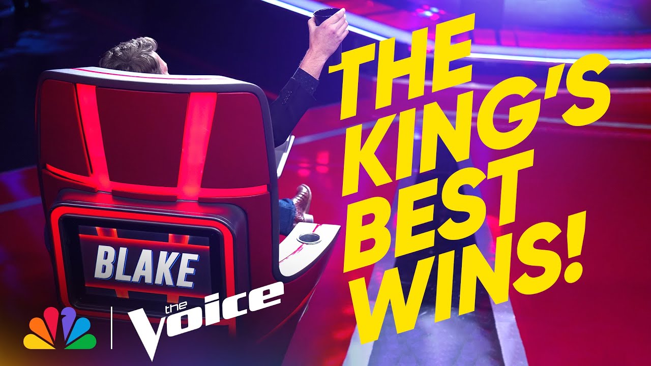 Every Time Blake Shelton Won The Voice | NBC