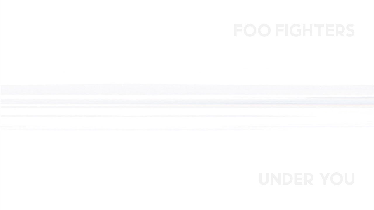 Foo Fighters - Under You (Visualizer)