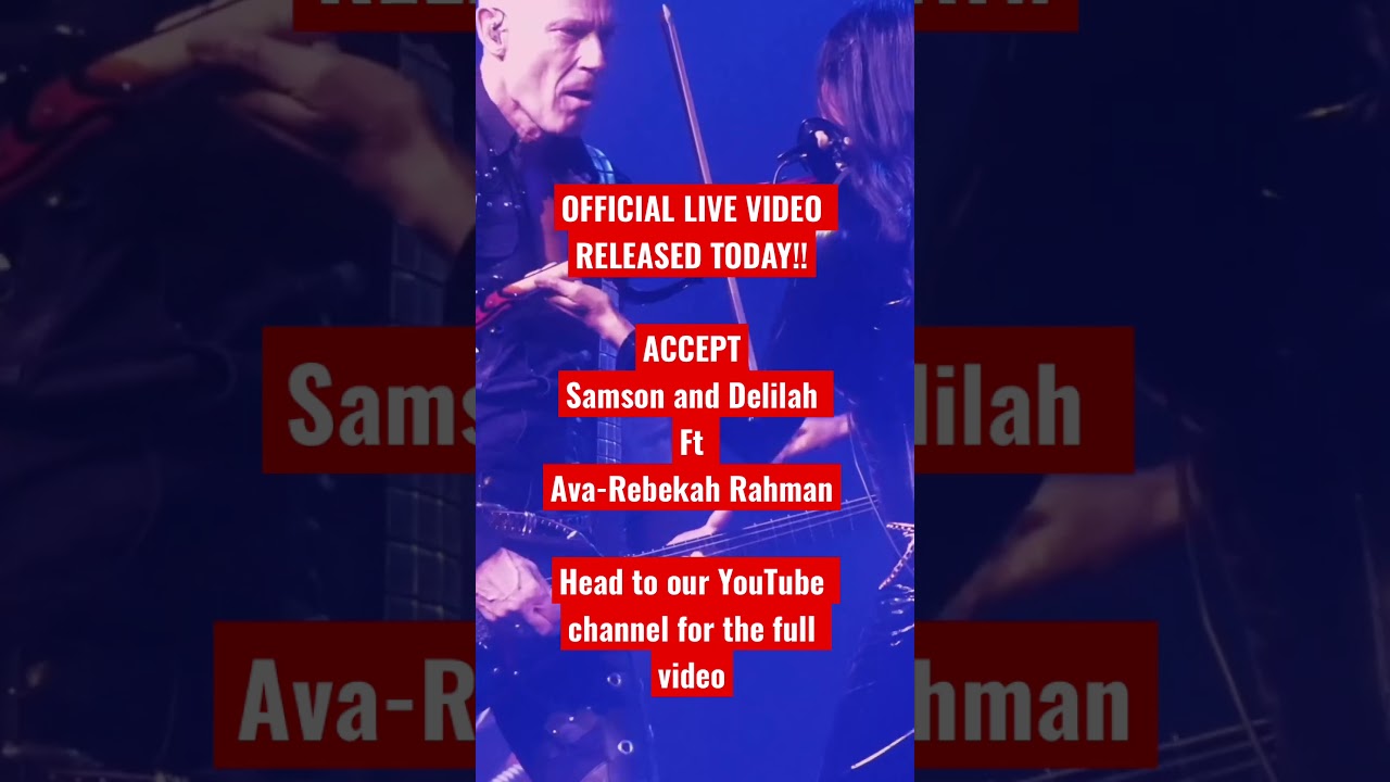 OFFICIAL LIVE VIDEO RELEASED TODAY!! #acceptlive #metal