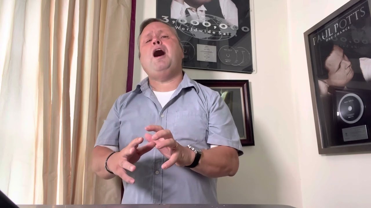 Paul Potts sings @LewisCapaldi‘s Someone you Love at home
