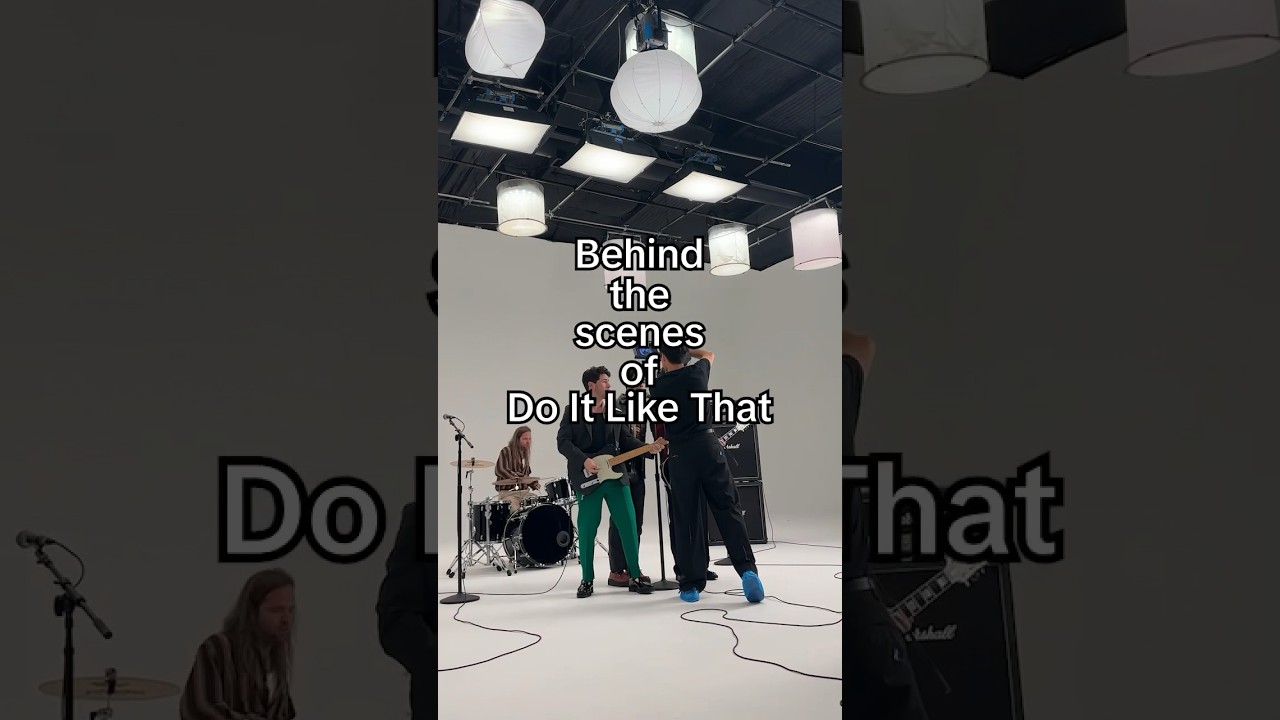 Behind-the-scenes of the #doitlikethat music video #TOMORROW_X_TOGETHER #jonasbrothers