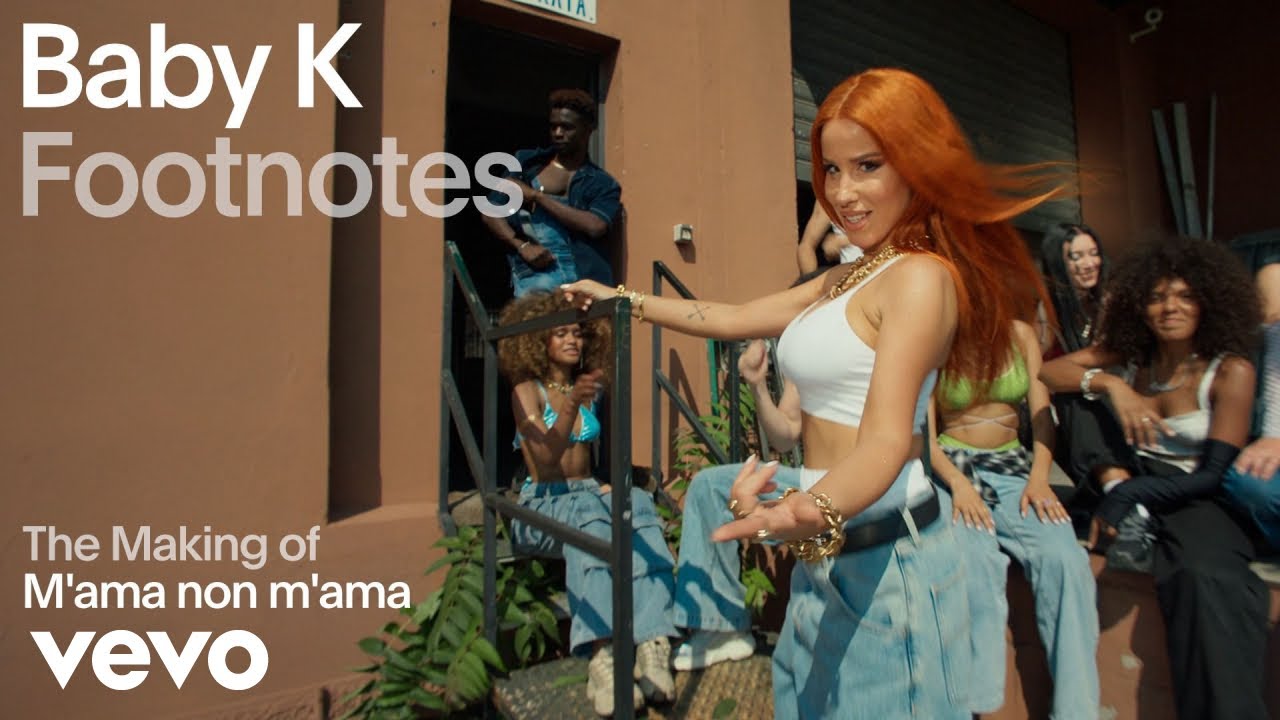 Baby K - The Making Of 'M'ama non m'ama' | Vevo Footnotes