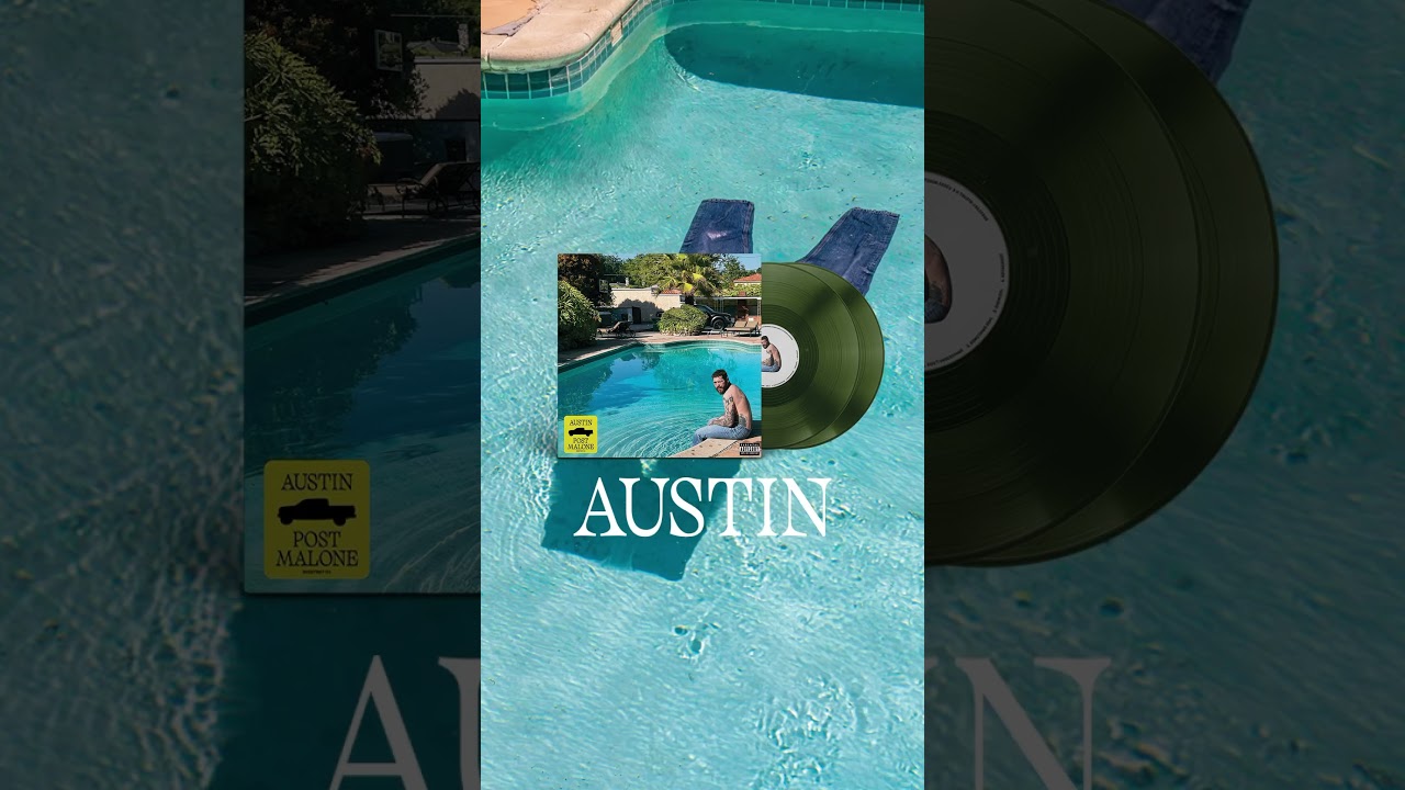 AUSTIN exclusive 2LP green vinyl now available on shop.postmalone.com 🍻:)