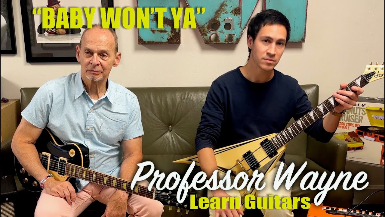 Prof. Wayne "Baby Won't Ya" - Learn the Guitar Parts