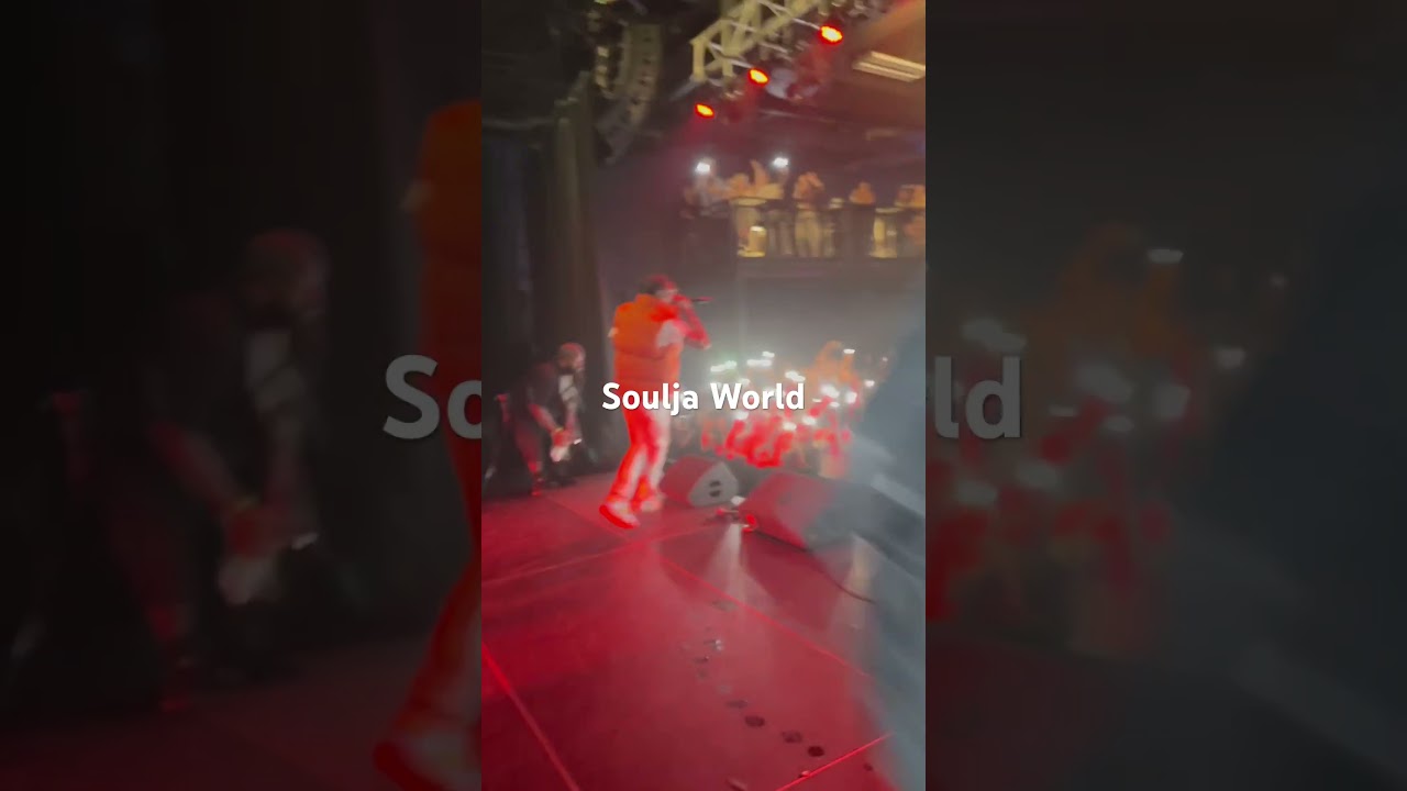 SouljaWorld tour has been lit 🔥