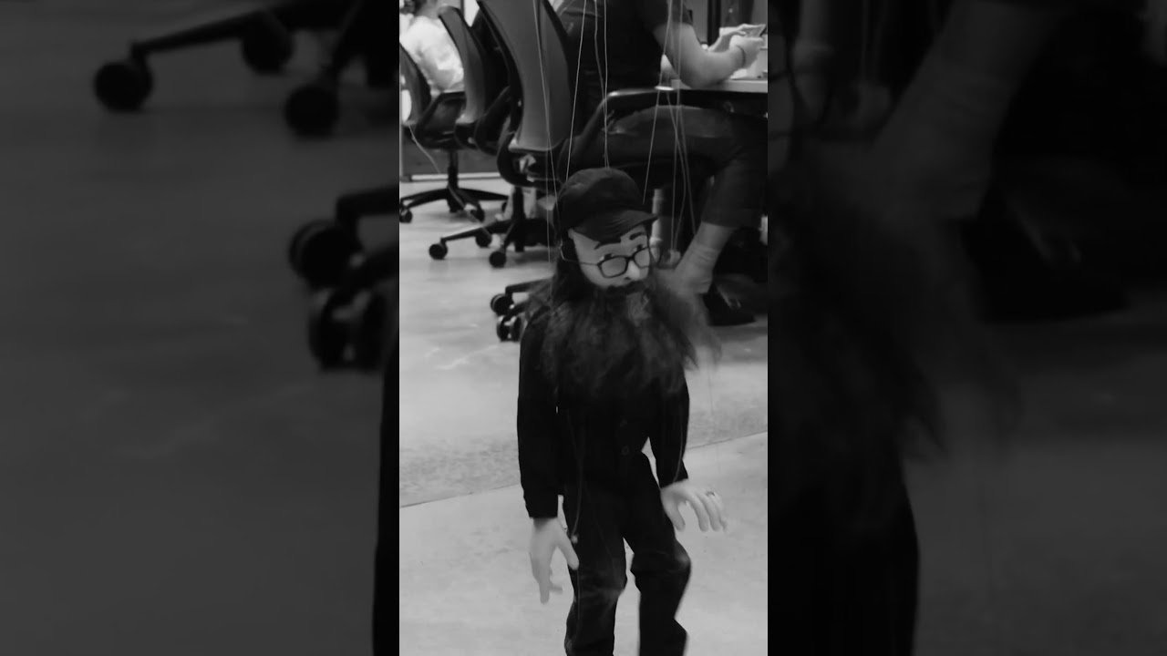 It's not always easy being a puppet, but at least I have a great beard! #marionette #puppet