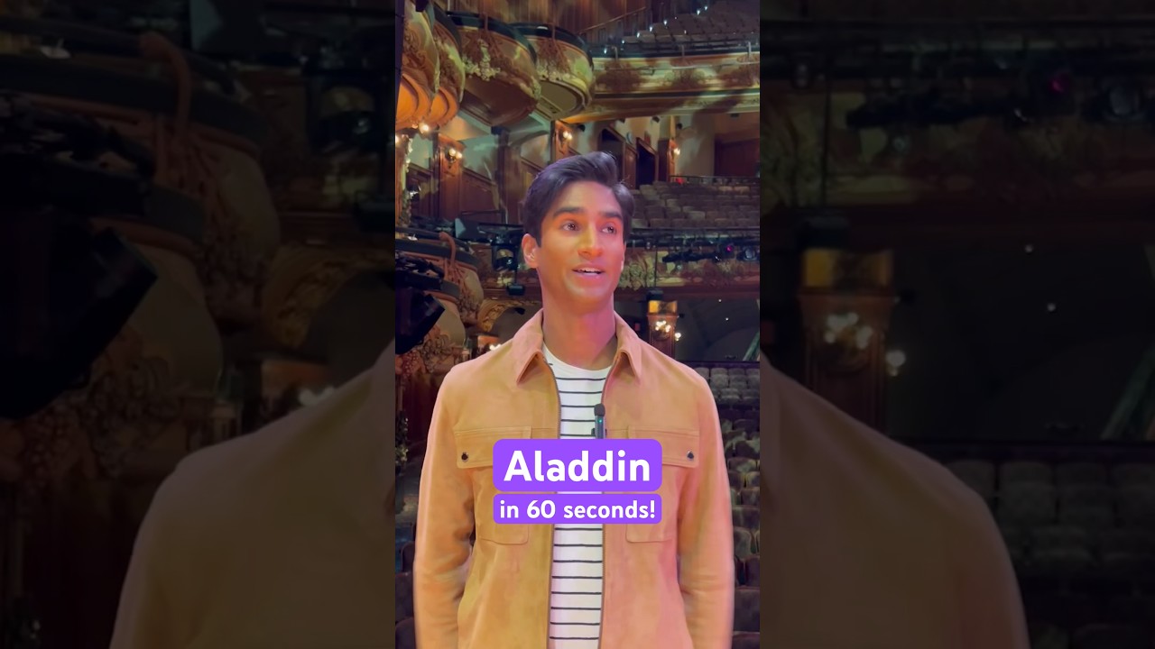 And now, we present to you... 🥁🥁🥁 Aladdin in 60 seconds! #Aladdin #Broadway #Musicals