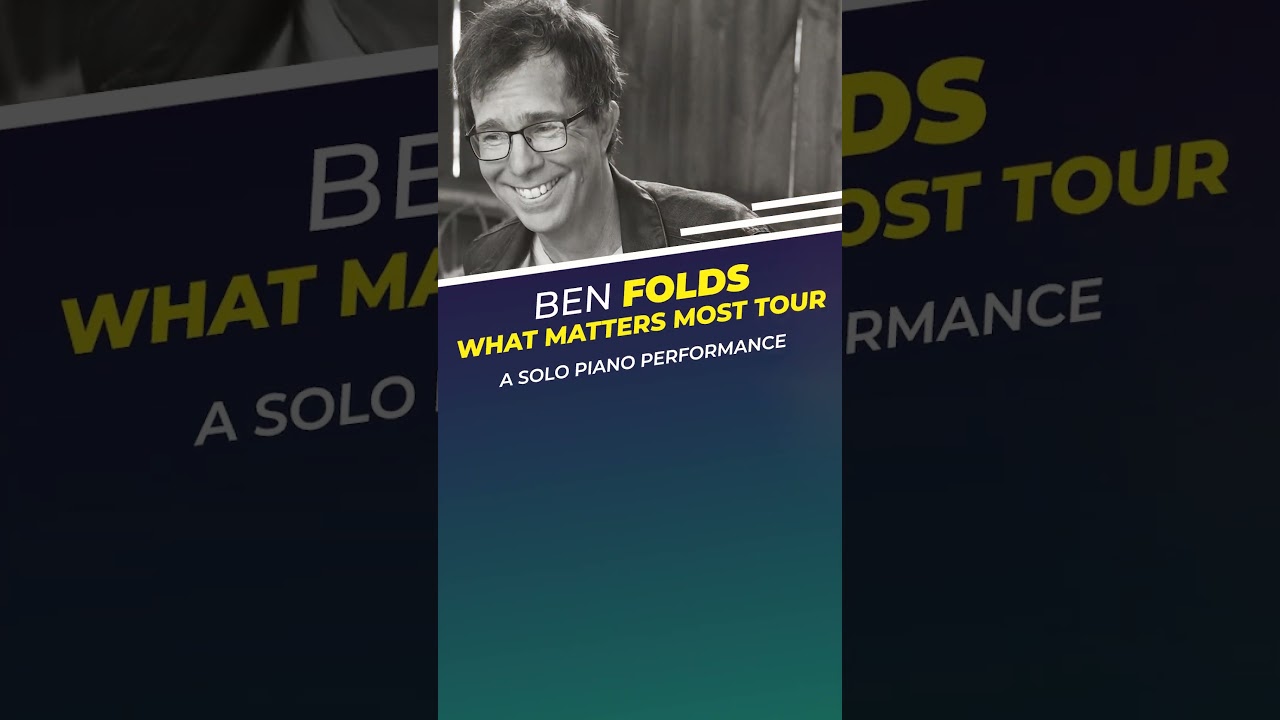 BEN FOLDS AT THE KENNEDY CENTER