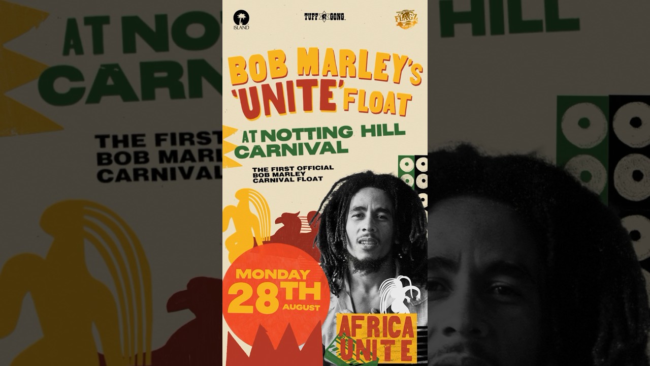 The FIRST EVER official #BobMarley float will be at #NottingHillCarnival this year!