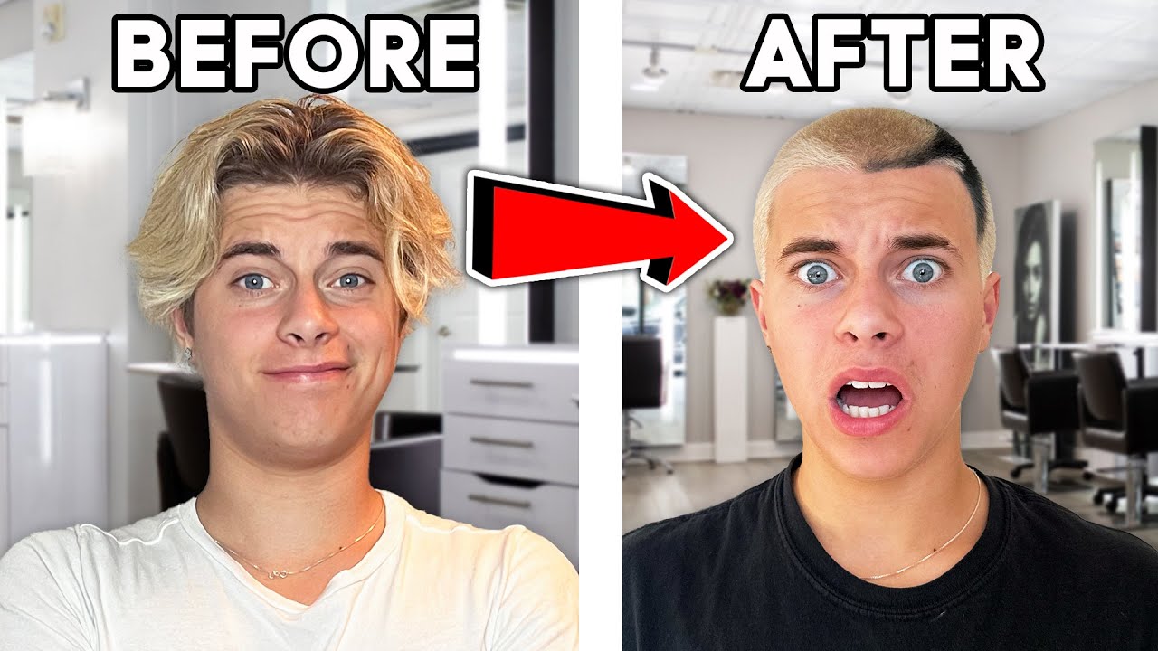 I SHAVED MY HEAD TO SEE HOW MY FAMILY REACTS!!! **SHOCKING**