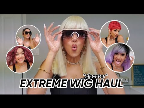 Extreme Wig Haul // Spring Cleaning 😱😱💀