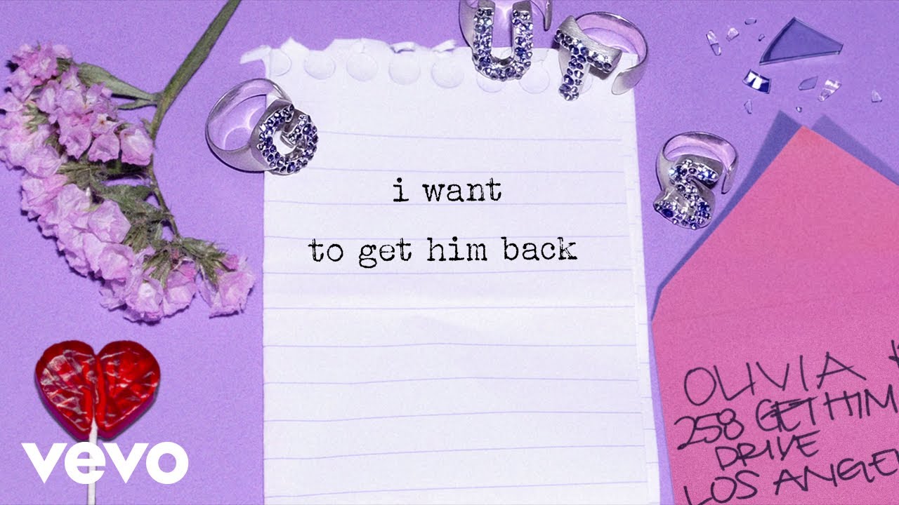 Olivia Rodrigo - get him back! (Official Lyric Video)