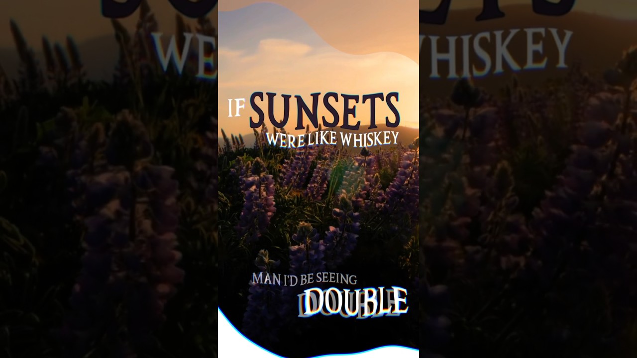If sunsets were like whiskey, man I'd be seeing double… #countrymusic #newmusic #shorts #country