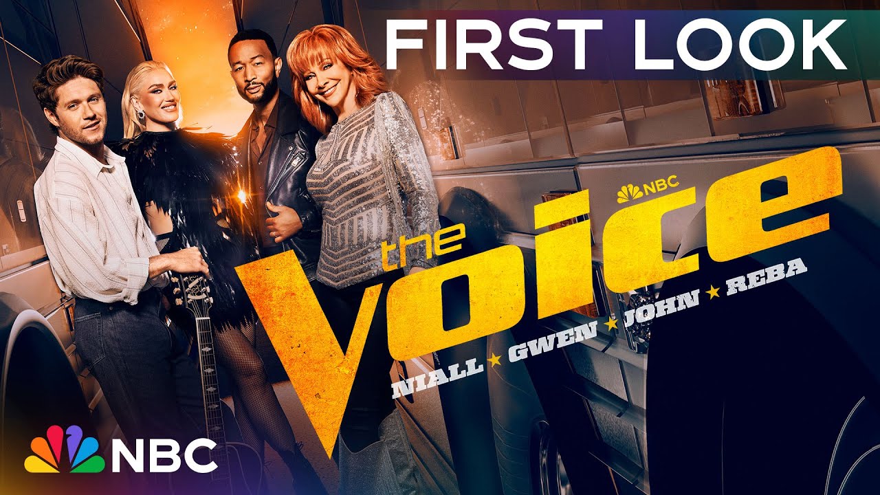Niall, John, Reba and Gwen's First Day on Set | The Voice | NBC
