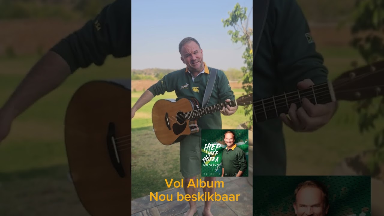Robbie Wessels - Nuwe rugby worldcup album beskikbaar op alle streaming platforme