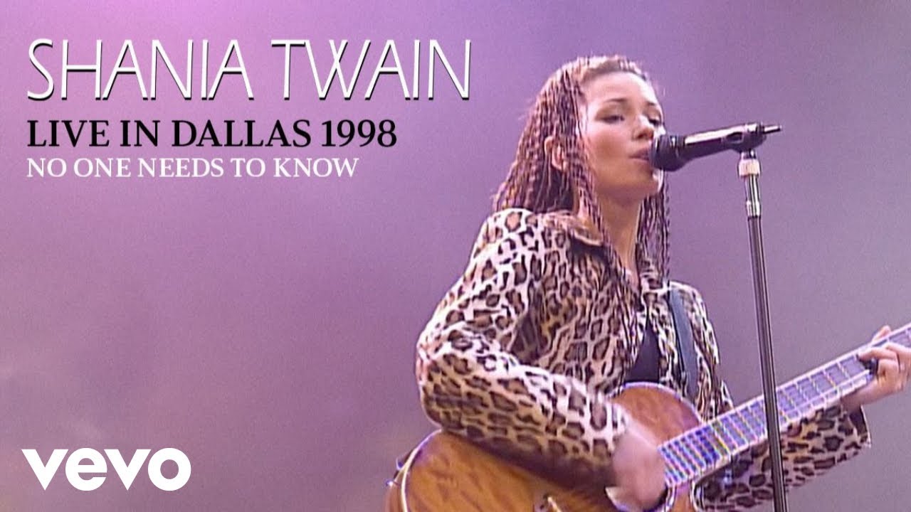 Shania Twain - No One Needs To Know (Live In Dallas / 1998) (Official Music Video)