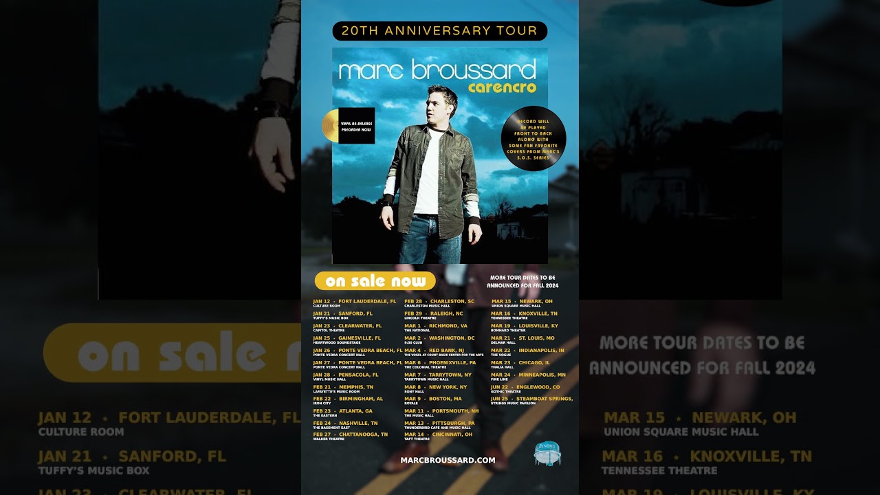 @marcbroussardvideos Carencro Anniversary Tour Tickets Now On Sale! #shorts #tour