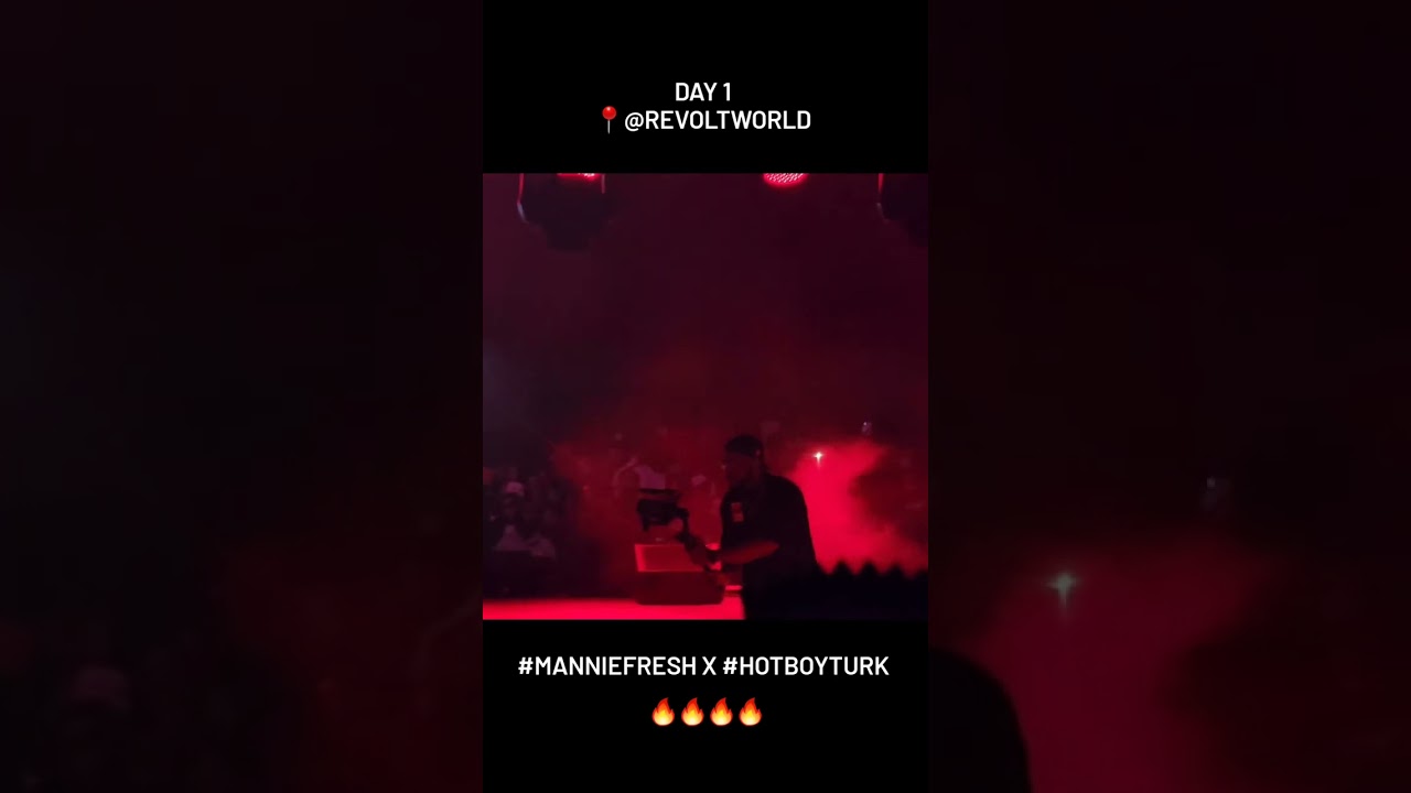#MannieFresh x #OriginalHotboyTurk live @ Day 1 of #RevoltWorld Presented by #Walmart!!!
