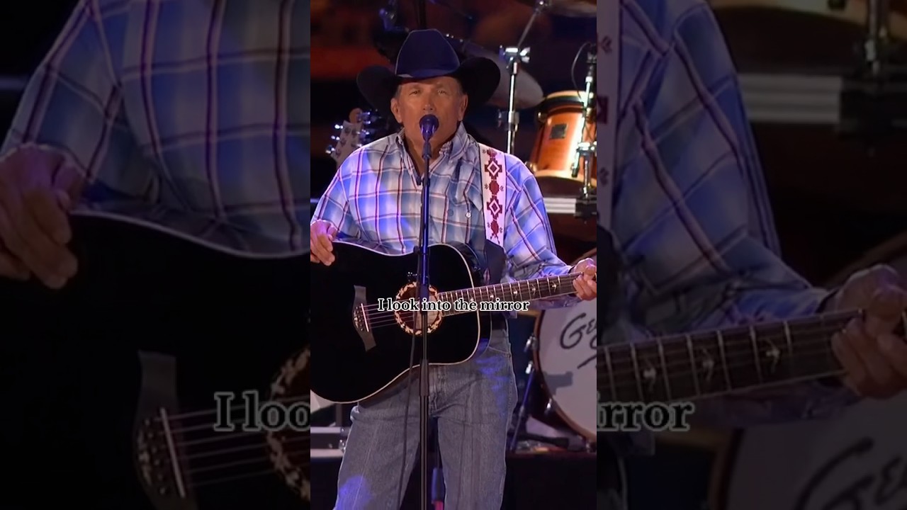 "I look into the mirror...." #CountryMusic #DrinkinMan #GeorgeStrait