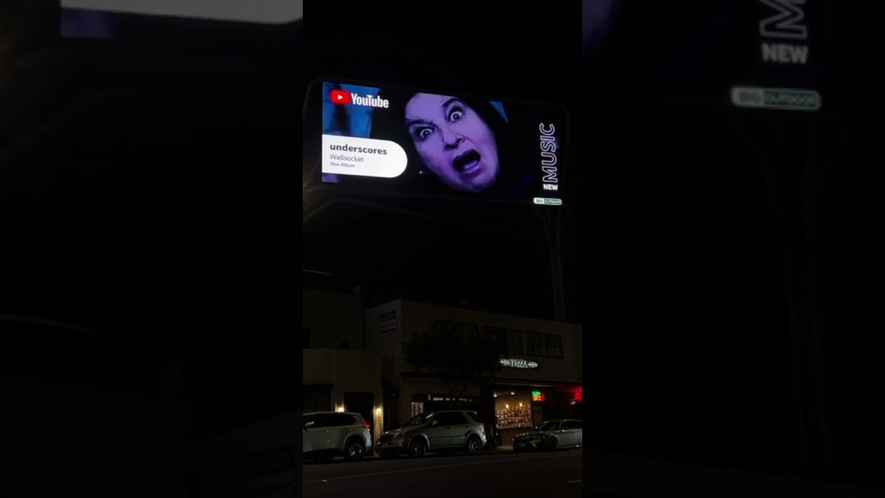 underscores 'YouTube Music' billboard