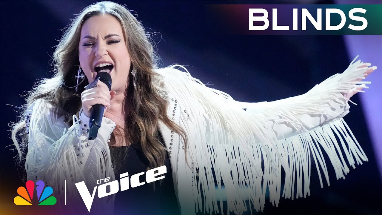 Jacquie Roar Earns Four Chairs with Gretchen Wilson's "Here for the Party" | The Voice Blinds | NBC