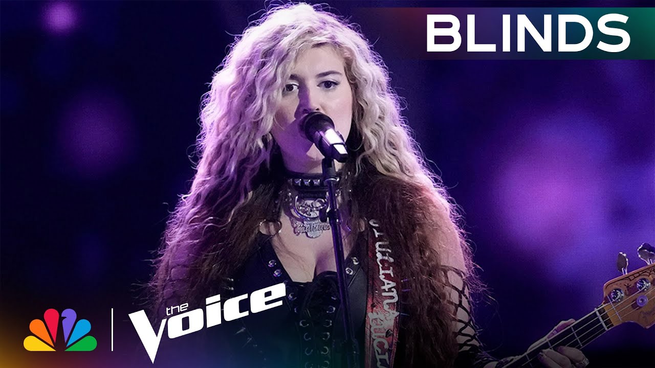 Giuliana Amaral Rocks Out on Dio's "Rainbow In the Dark" | The Voice Blind Auditions | NBC