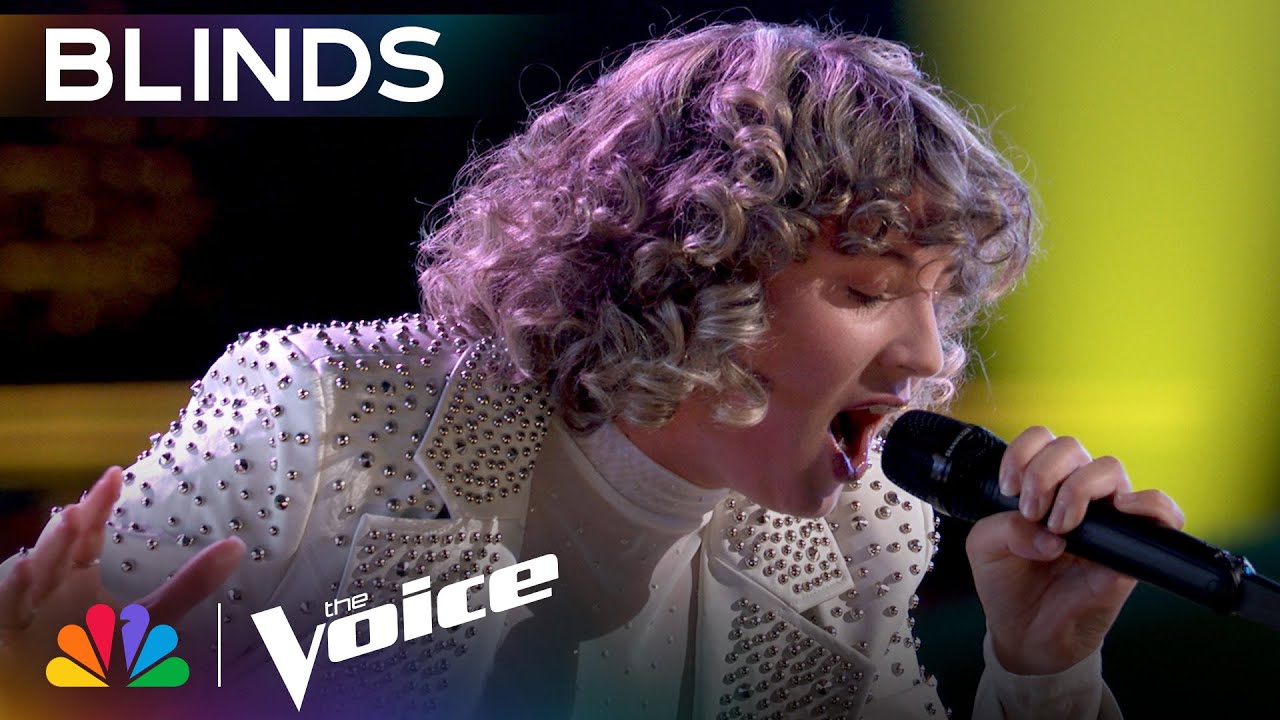 Four Chair Turn for Gifted Young Artist on Lauren Spencer Smith's "Fingers Crossed" | Voice Blinds