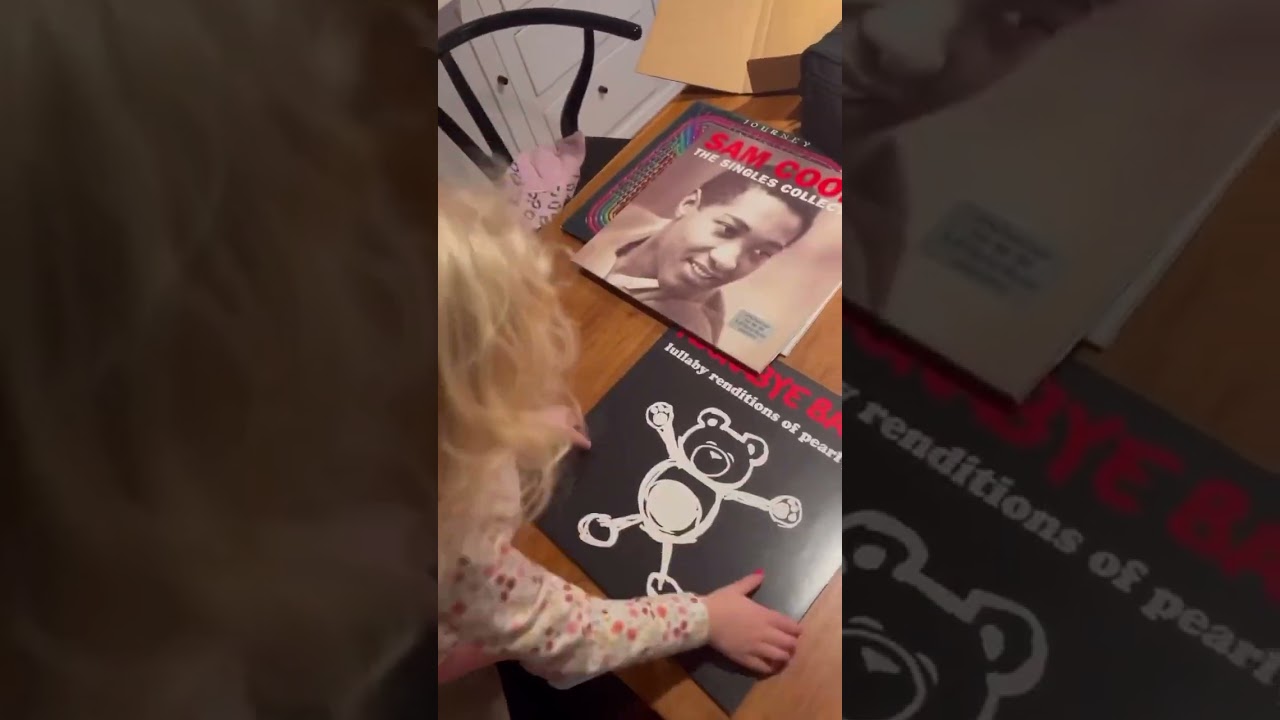 Introduce your favorite artists to your kids.￼ #Vinyl #Music #parenting