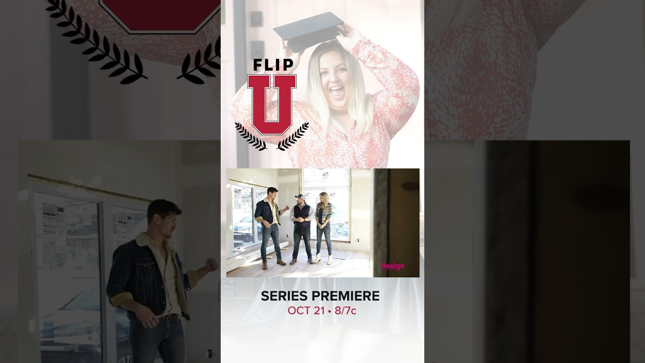 Our new TV show, FLIP U will premiere on October 21st on @TheDesignNetwork. Class begins 8/7c!