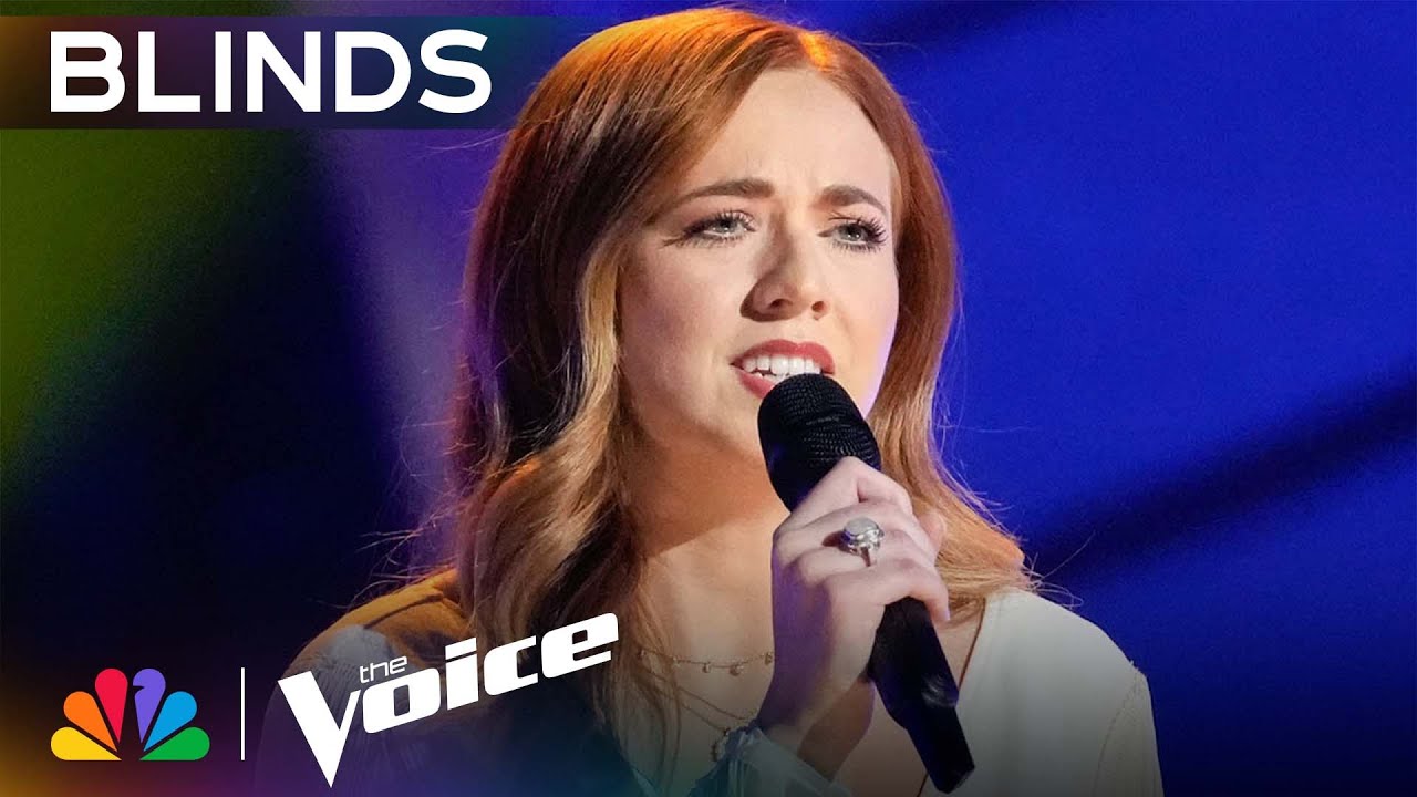 Caitlin Quisenberry's Emotions on Kacey Musgraves' "Rainbow" Touch the Coaches | The Voice Blinds