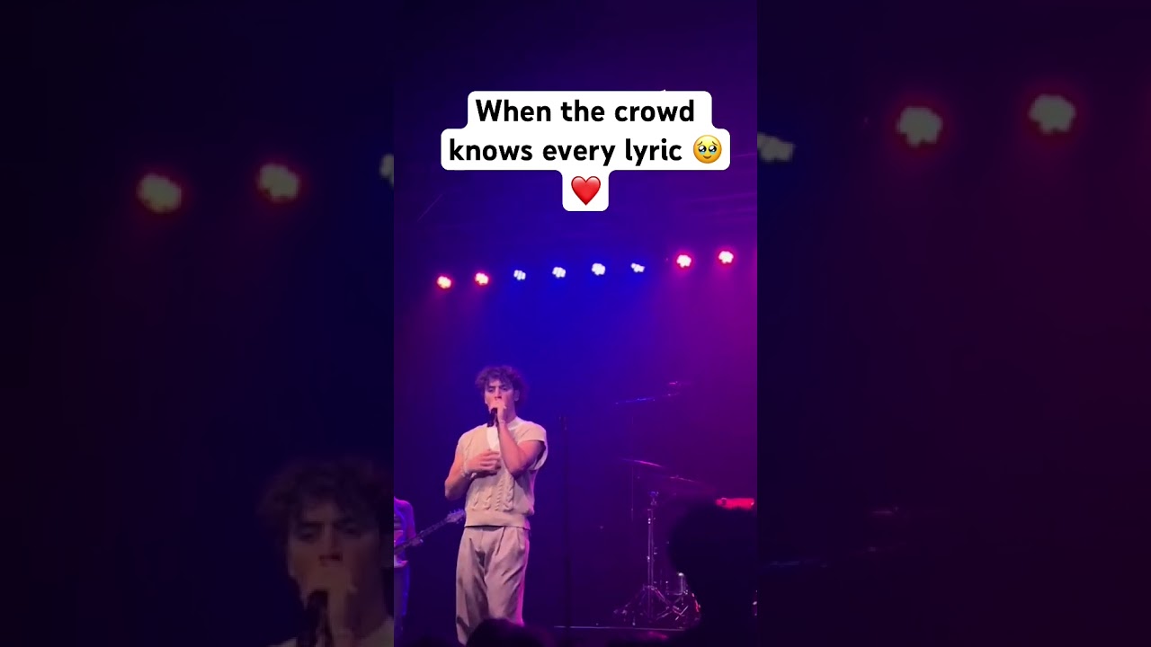 When the crowd knows every lyric ❤️