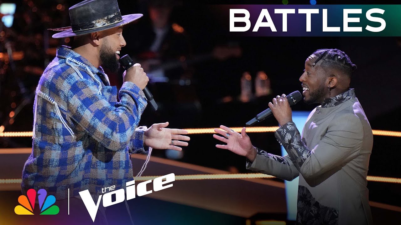 Deejay Young and Ephraim Owens' Silky Smooth Voices on "Cry Me A River" | The Voice Battles | NBC