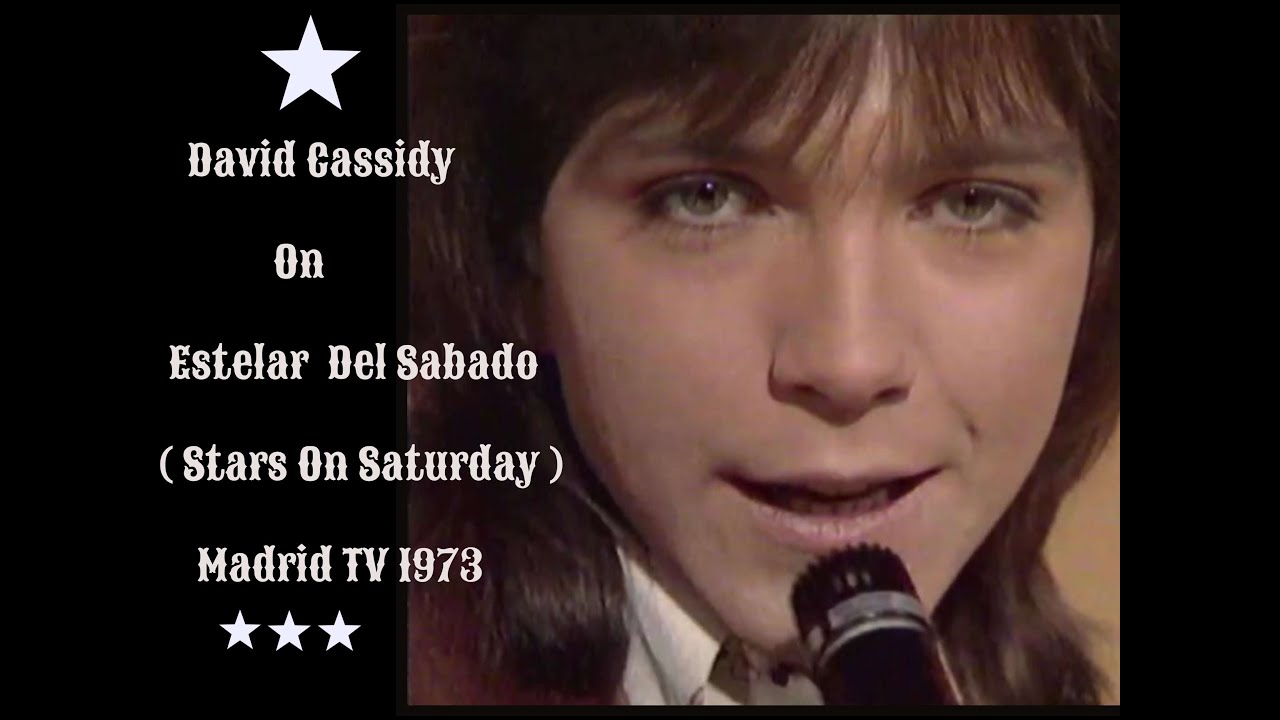 🔴 David Cassidy.. Estelar Del Sabado (Stars On Saturday), Madrid March 1973 !!