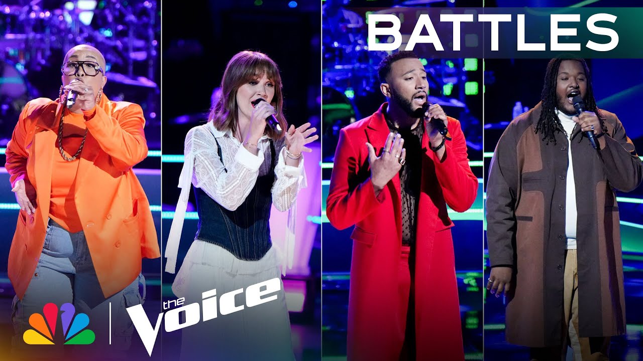 Caleb Sasser and Lila Forde's Incredible Performances Win on Team Legend | The Voice Battles | NBC