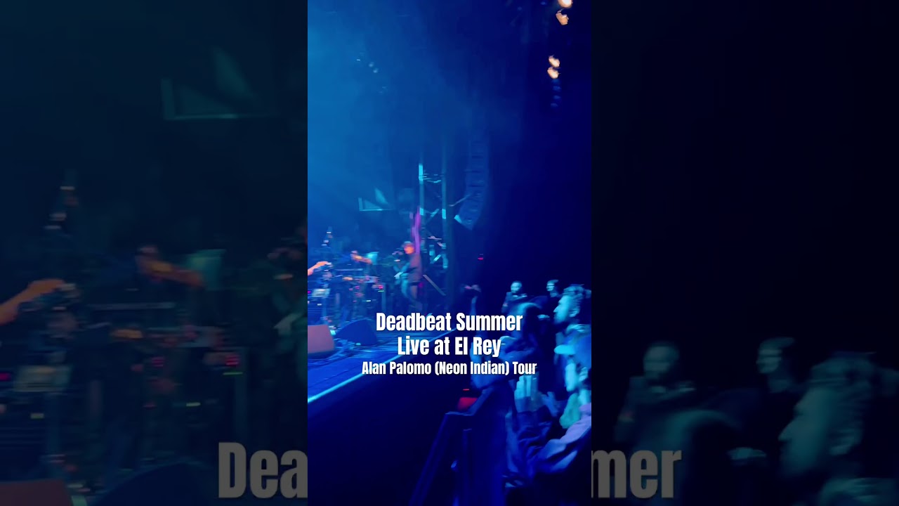 Alan Palomo (Neon Indian) - Deadbeat Summer Live in Los Angeles