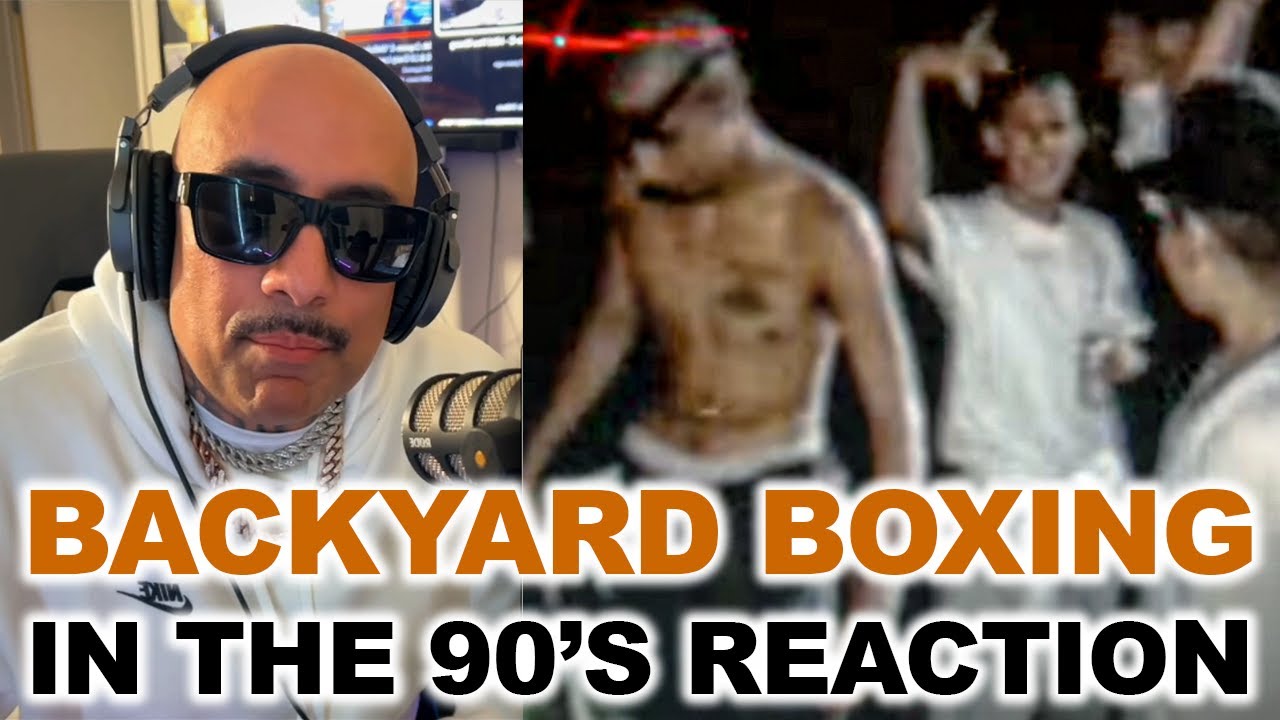 Mr.Capone-E Reaction 90s LA vs IE FOX 11 Backyard Boxing