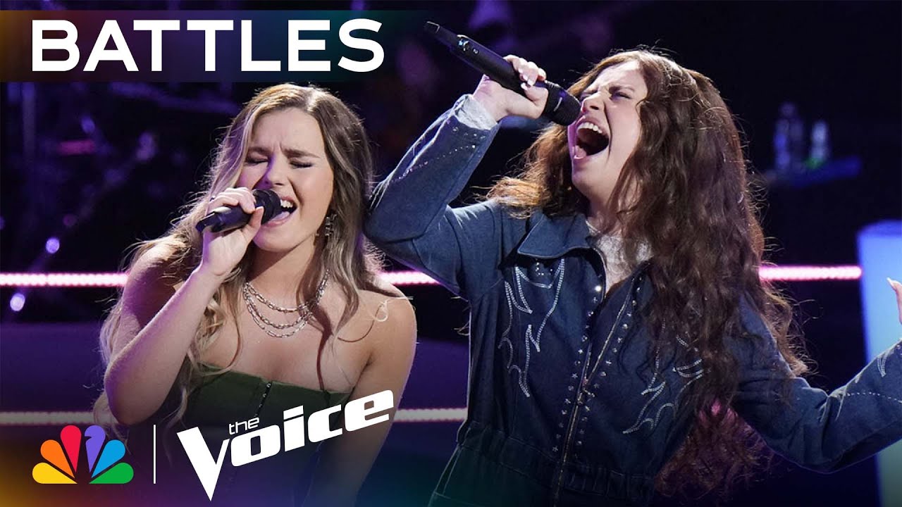 Mara Justine and Claudia B. Push Each Other on "Son of a Preacher Man" | The Voice Battles | NBC