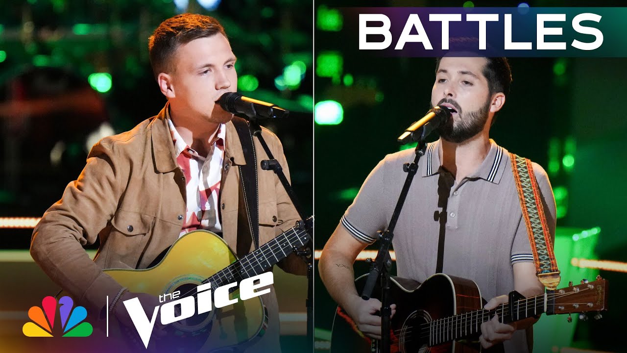 Noah Spencer and Reid Zingale Are in Harmony with Ed Sheeran's "Lego House" | Voice Battles | NBC