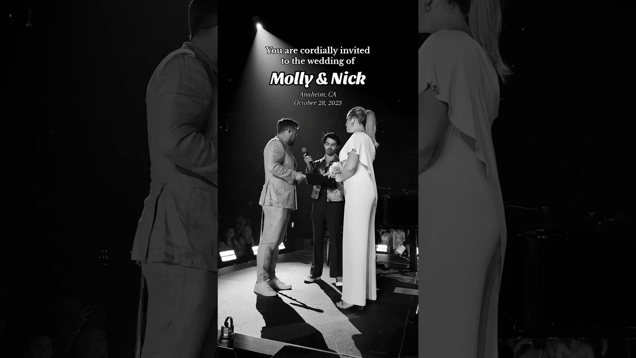 Congratulations to Molly & Nick ❤️ Cheers to a beautiful life together 🥂