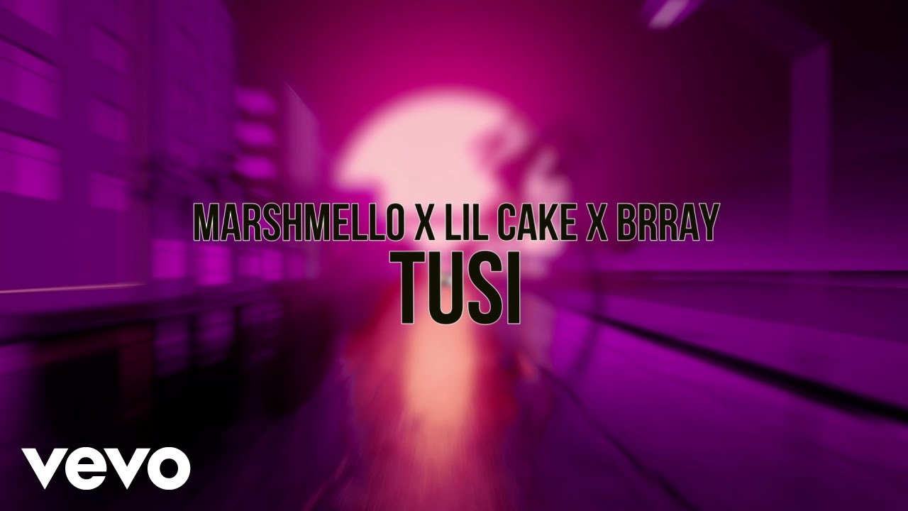 Marshmello, LiL CaKe, Brray - Tusi (Visualizer)